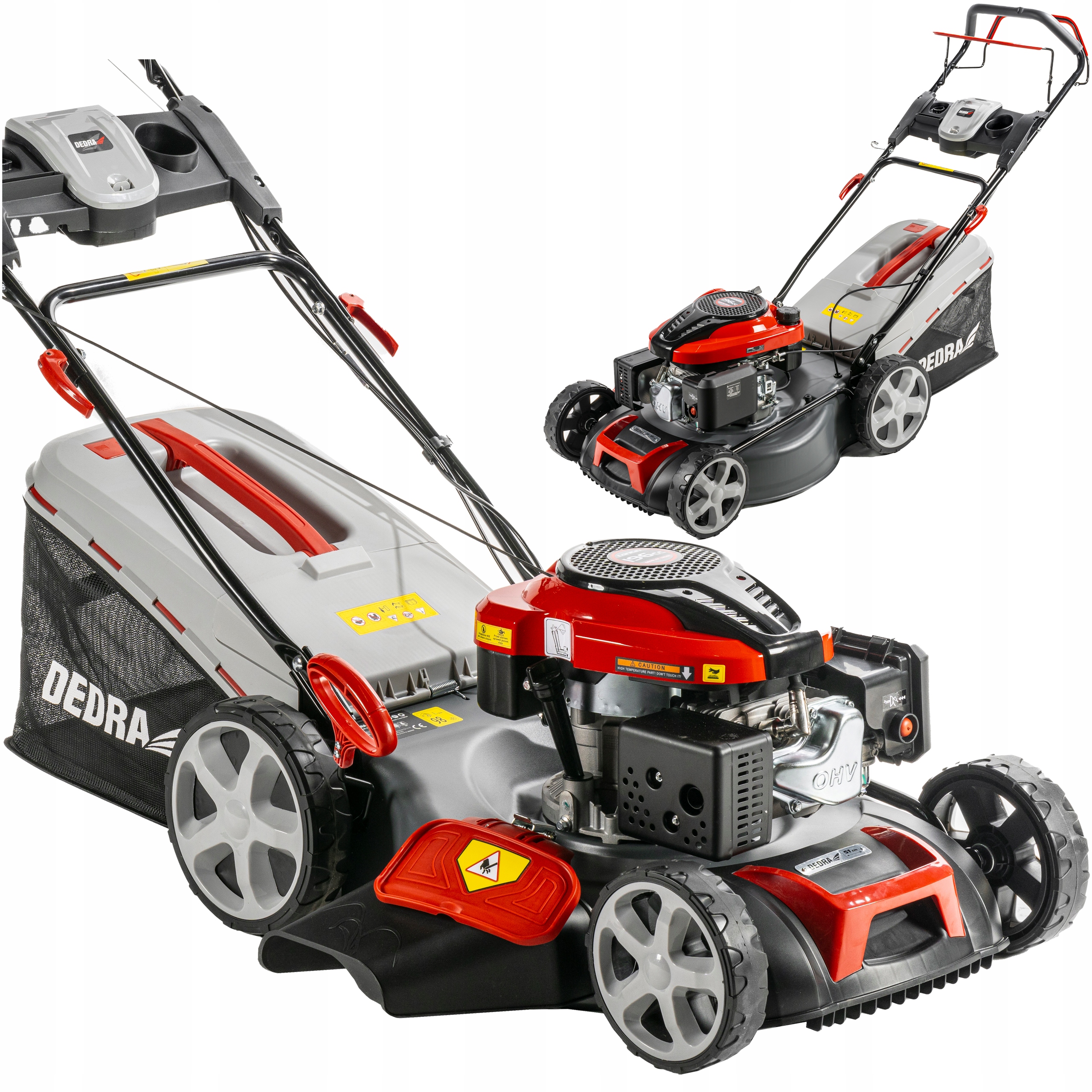 Benzínová kosačka na trávu Dedra 3,5 kW 196 cm³ 51 cm s pohonom GT, mulčovanie